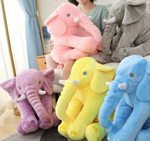 KIDS LARGE PLUSH ELEPHANT PILLOW