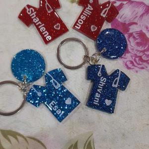 Nurse scrub Keyring or badge
