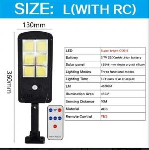 Outdoor Solar Sensor Light.