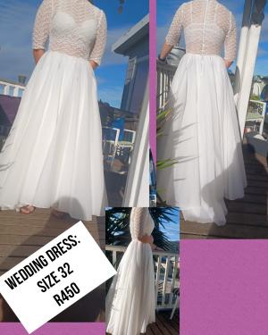 Elegant wedding dress 