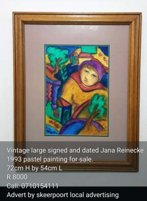 Vintage signed Jana Reinecke