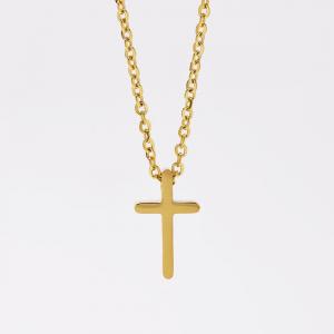Stainless steel cross necklace - Cross - SSYN2102
