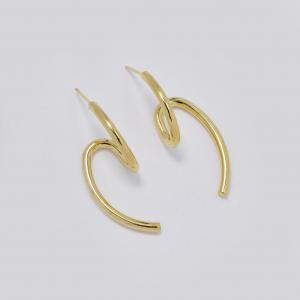 Stainless steel looped earrings - SSYE5466