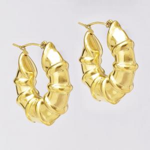 Stainless steel thick bamboo hoops - SSYE5108
