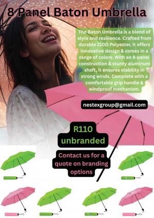 8 Panel Baton Umbrella