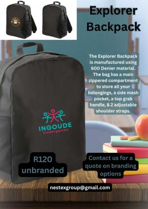 Explorer Backpack - Black