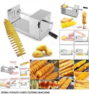 potatoes spiral matchine