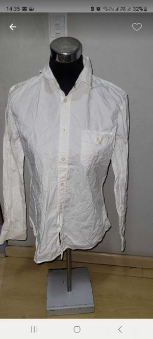 Mens long sleeve, white shirt