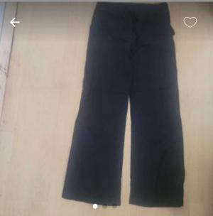 ladies black casual pants