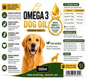 Omega 3 Oil 500ml - Dog Health