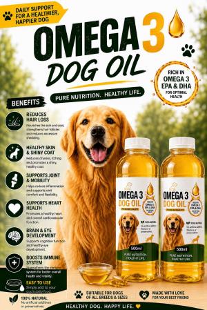 Omega 3 Oil 2 X 500ml - Dog Health