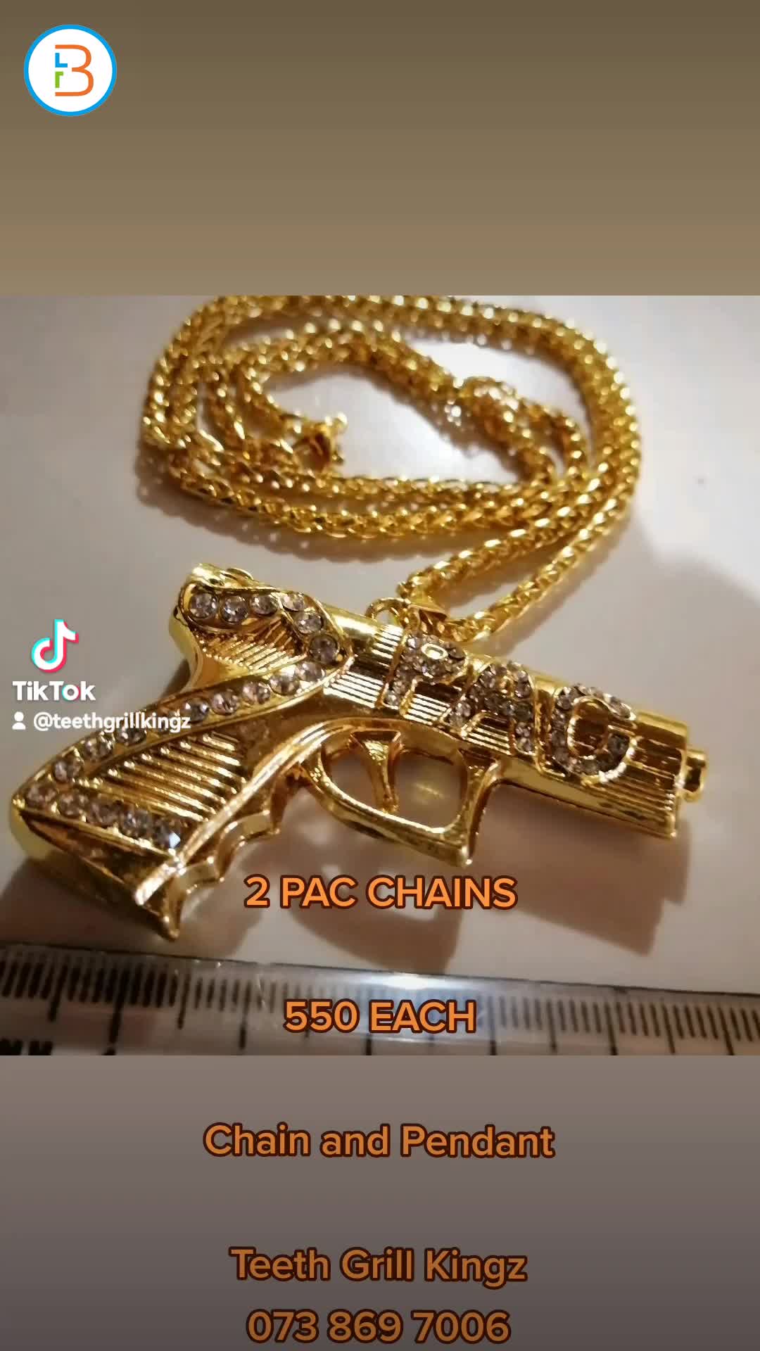 2 PAC Pendant and Chain Sets

R550 each

ON SPECIAL for this week