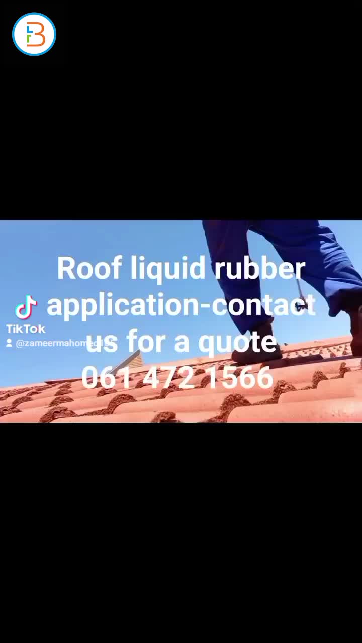 Liquid rubber application

Call or Whatsapp.
 Zameer
0614721566