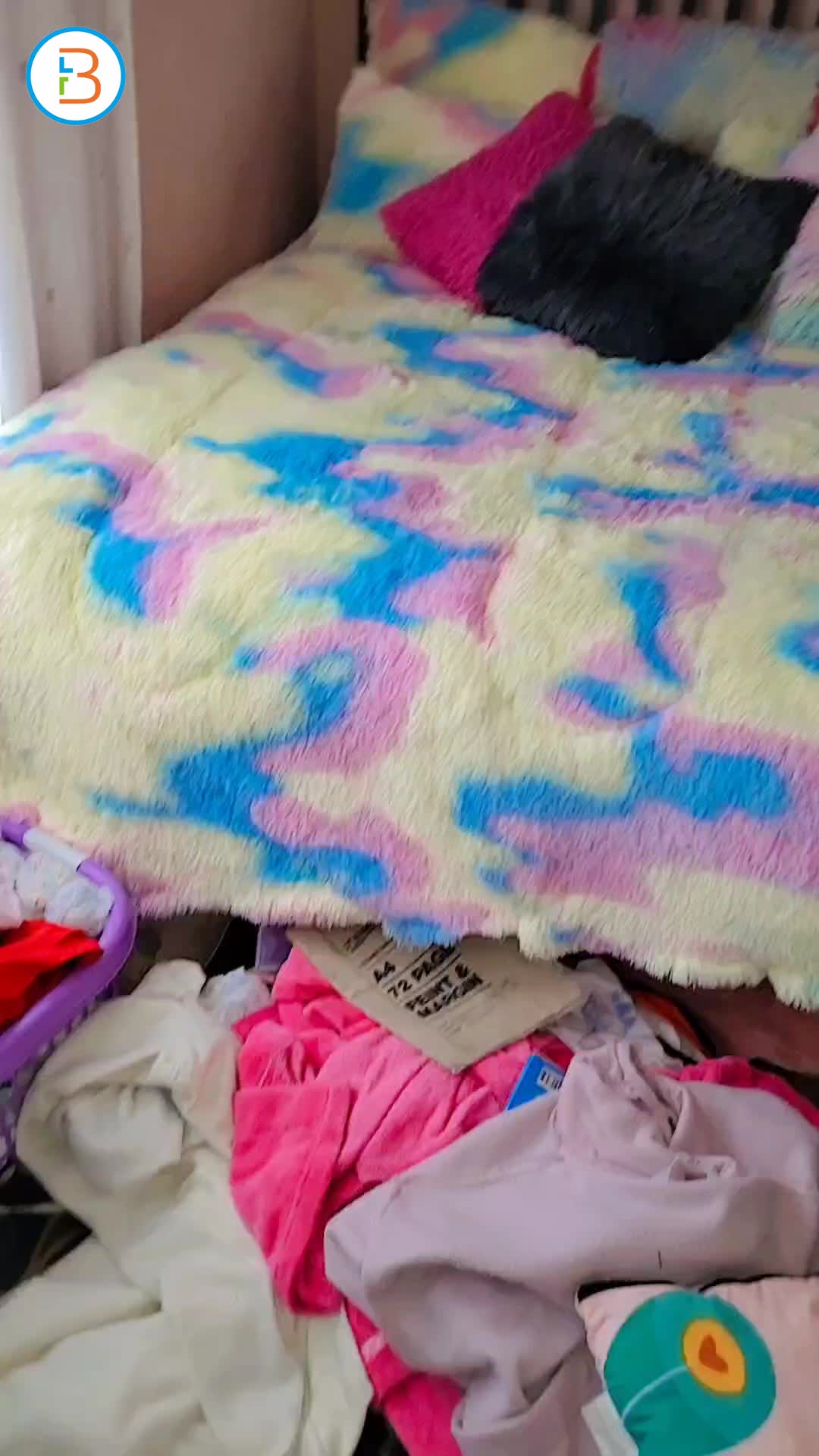 Furry Bedding including a furry cushion and a furry carpet