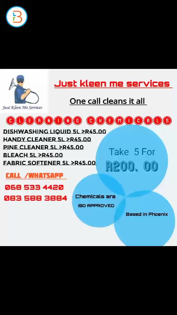 ISO APPROVED chemicals