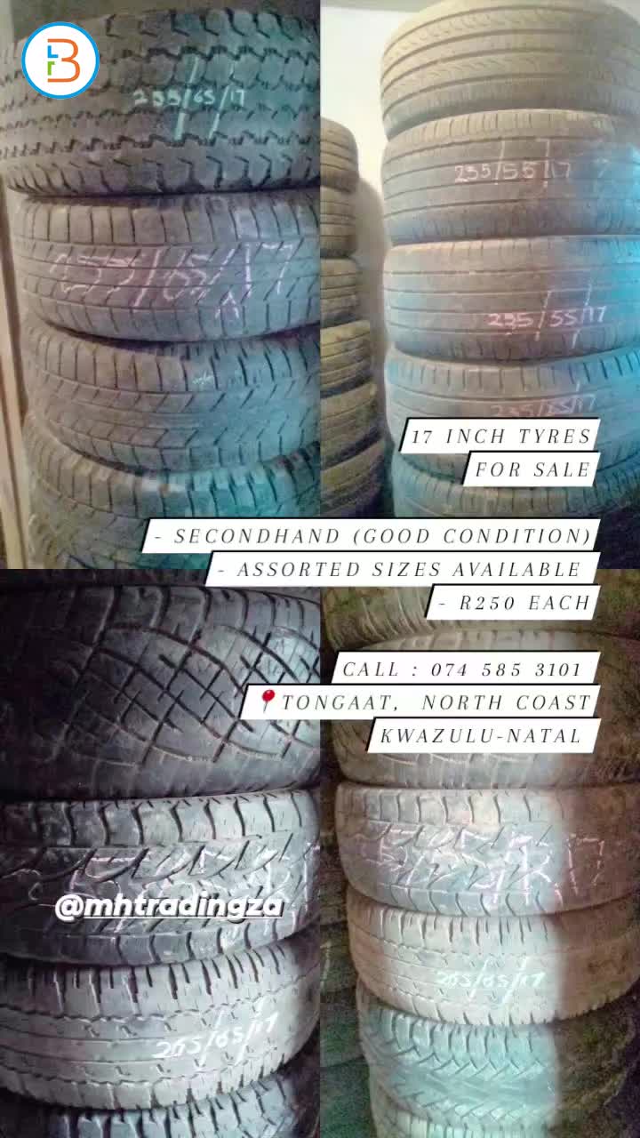 225/70/17 Inch Tyres for SALE