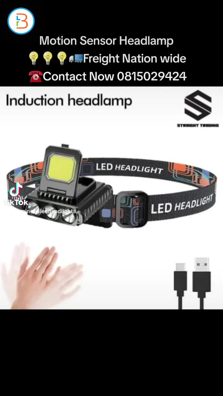 Motion sensor Headlamp