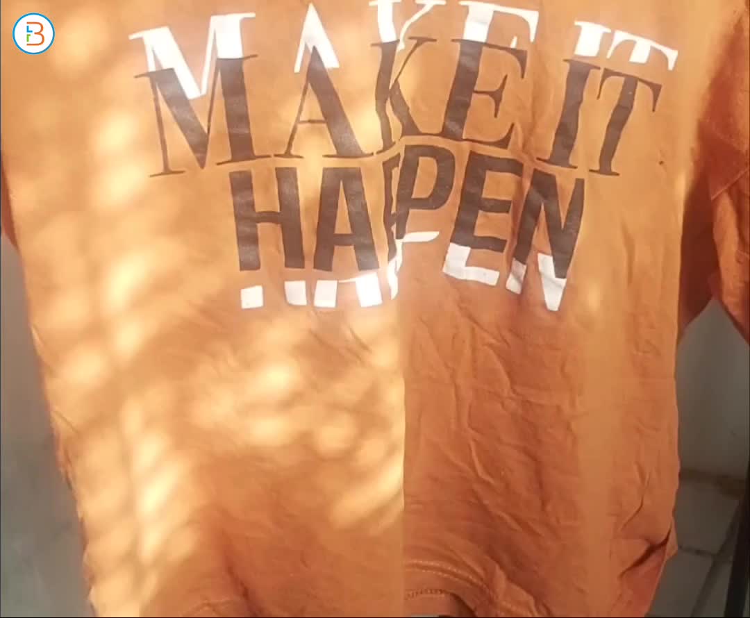 brown "make it happen" shirt