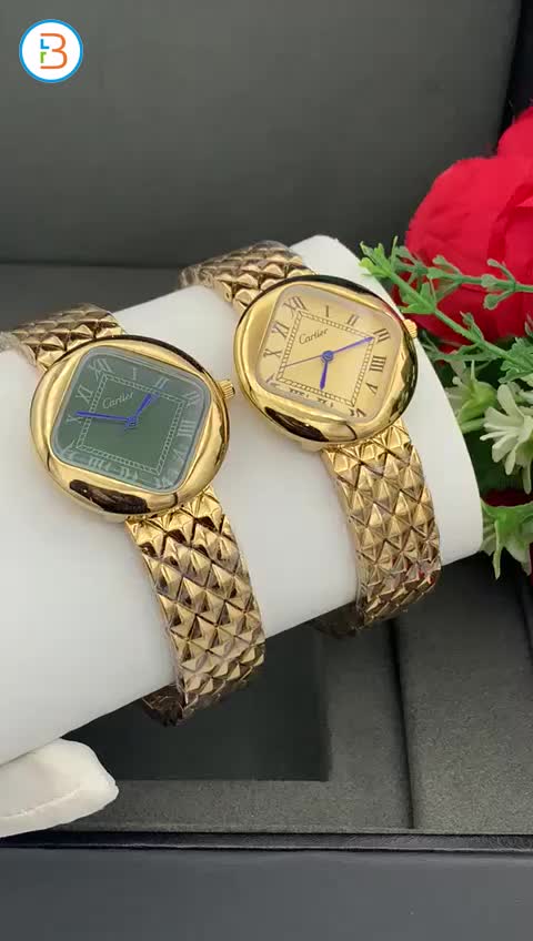 Cartier ladies chain wristwatch