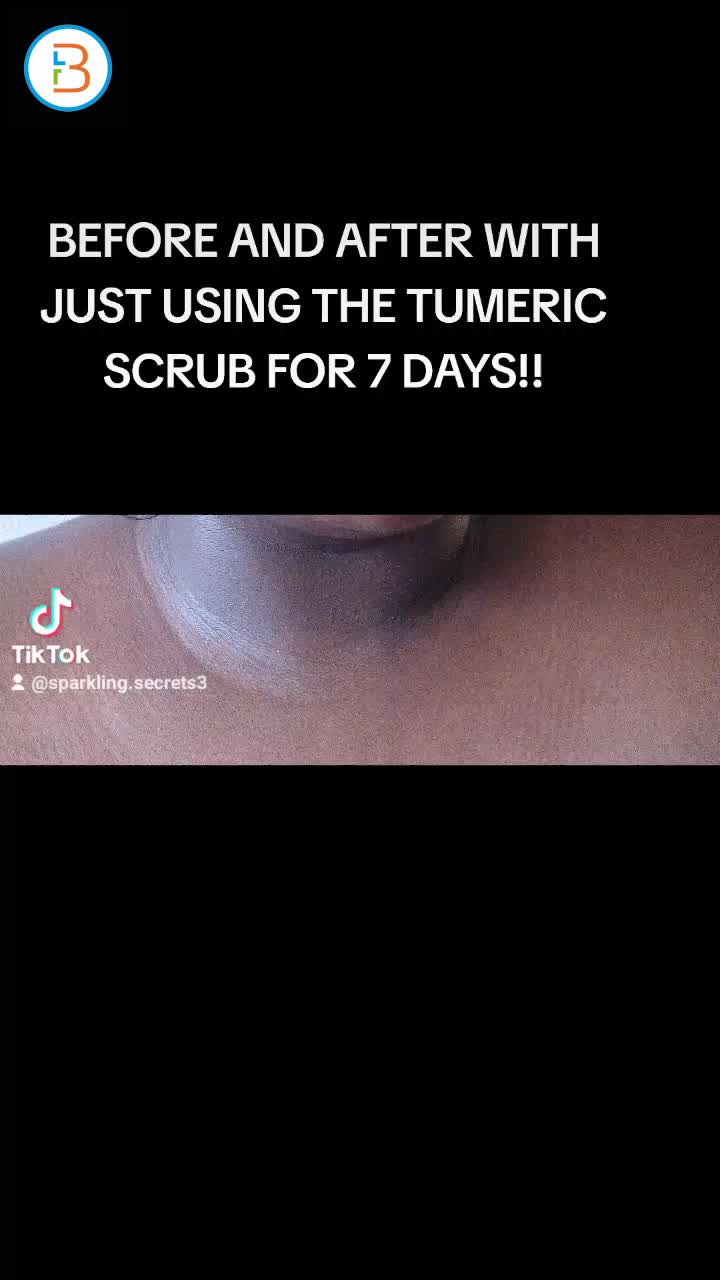 Tumeric face and body scrub