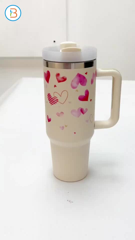 Valentines Day Gift Thermal Mug LargeCapacity Travel BPA Free Thermal Mug
