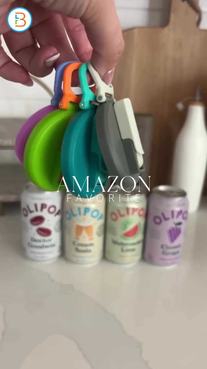 Reusable silicone soda can lid with straw – spill-proof, eco-friendly, and easy to use!